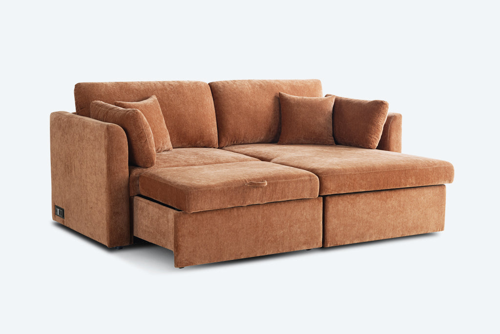 nova sleeper sectional sofa