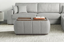 Load image into Gallery viewer, optic multifunctional ottoman with storage
