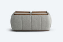 Load image into Gallery viewer, optic multifunctional ottoman with storage
