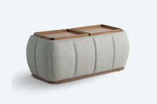 Load image into Gallery viewer, optic multifunctional ottoman with storage
