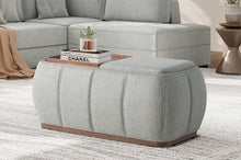 Load image into Gallery viewer, optic multifunctional ottoman with storage
