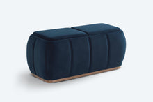 Load image into Gallery viewer, optic multifunctional ottoman with storage
