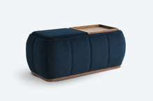 Load image into Gallery viewer, optic multifunctional ottoman with storage
