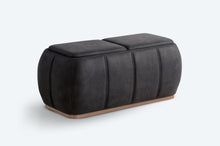 Load image into Gallery viewer, optic multifunctional ottoman with storage
