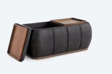 Load image into Gallery viewer, optic multifunctional ottoman with storage
