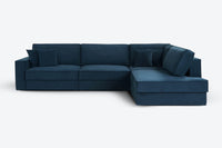 Navy - plush velvet / Right Facing