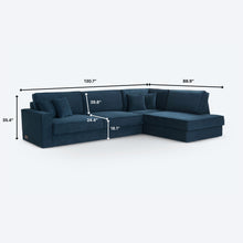 Load image into Gallery viewer, switch sectional sleeper sofa
